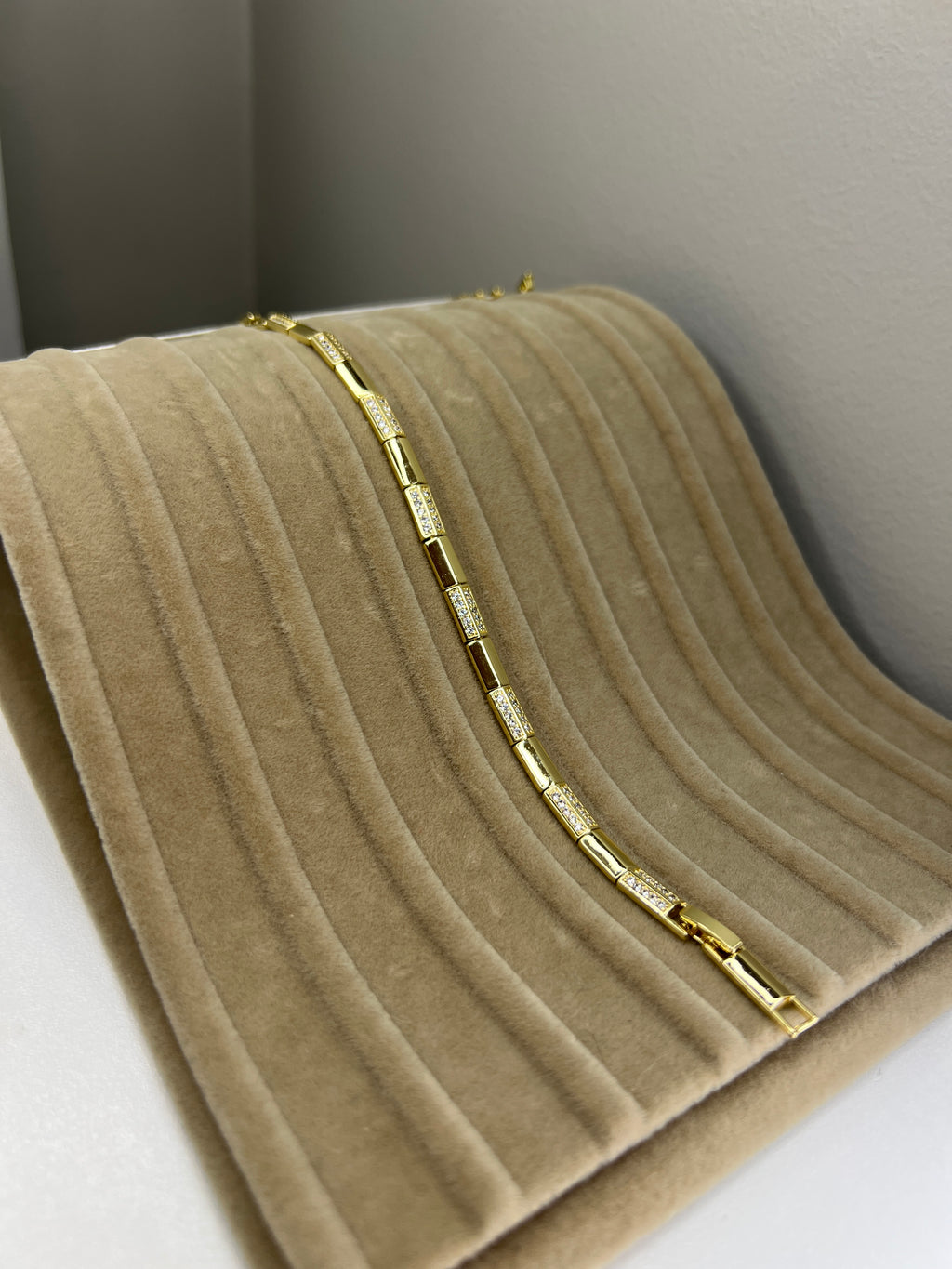 14K Görünümlü Gold Kaplama Çelik Bileklik - 19