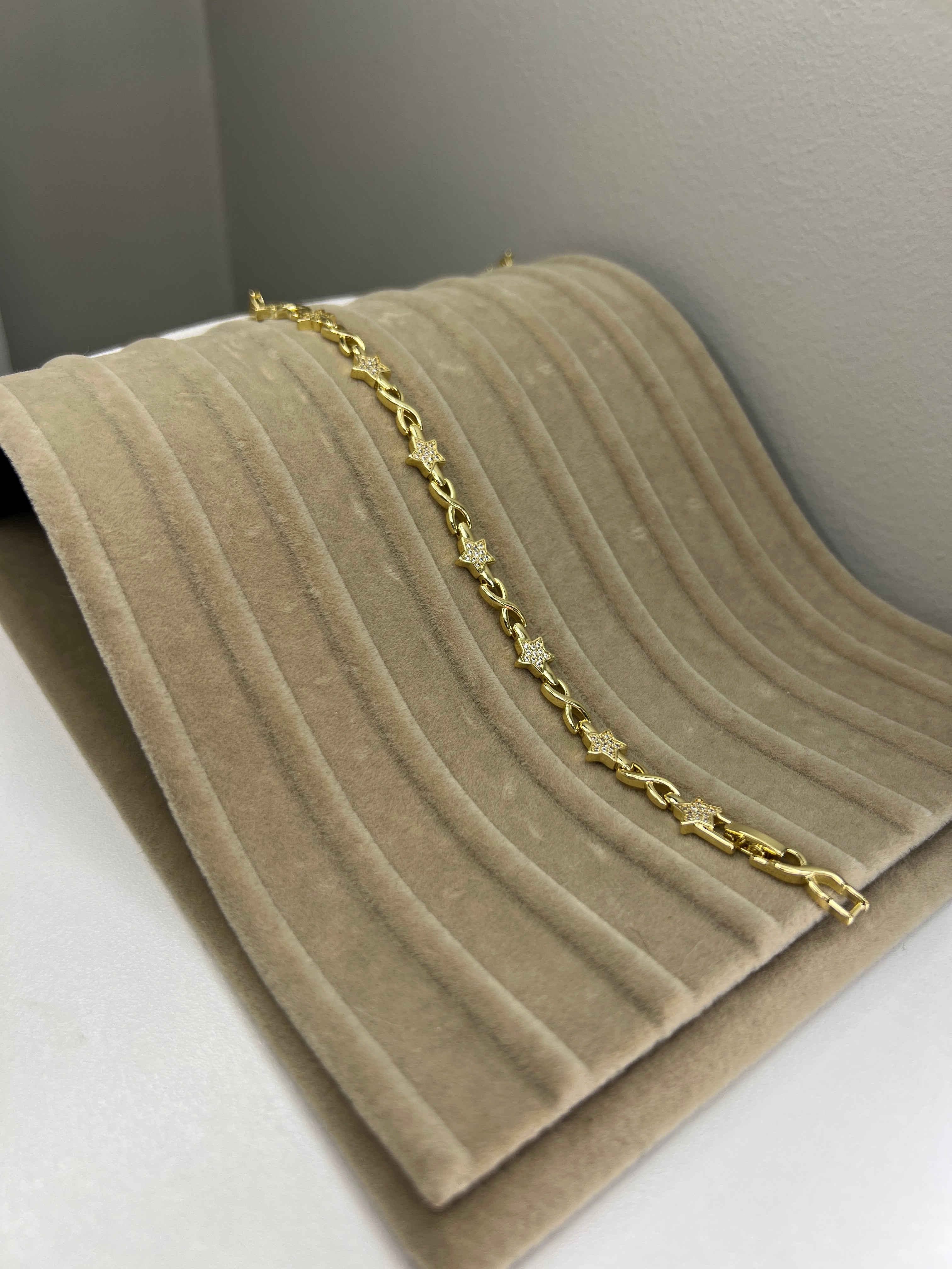 14K Görünümlü Gold Kaplama Çelik Bileklik - 16