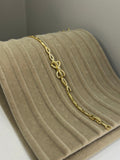 14K Görünümlü Gold Kaplama Çelik Bileklik - 18