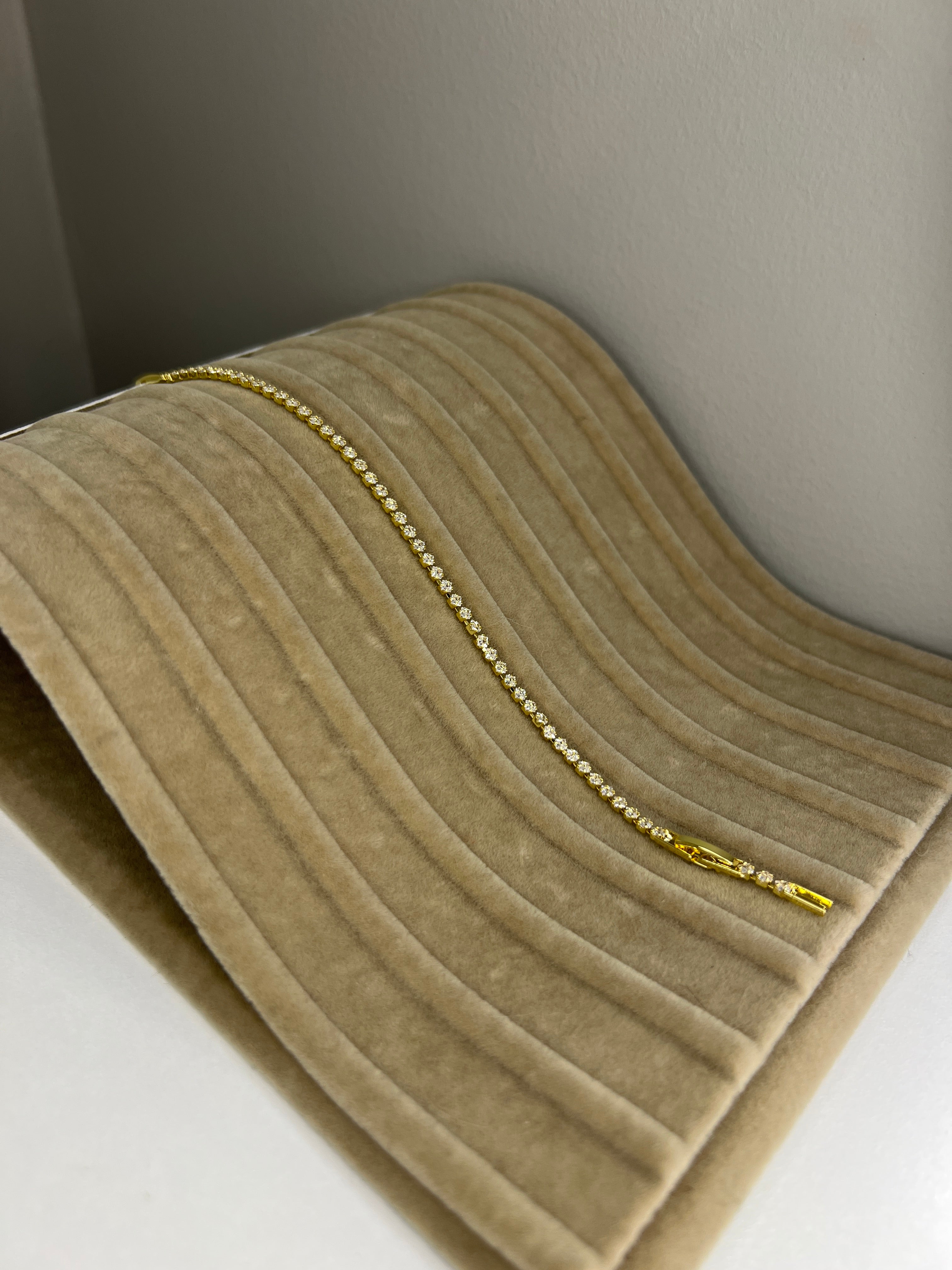 14K Görünümlü Gold Kaplama Çelik Bileklik - 15