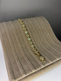 14K Görünümlü Gold Kaplama Çelik Bileklik - 3
