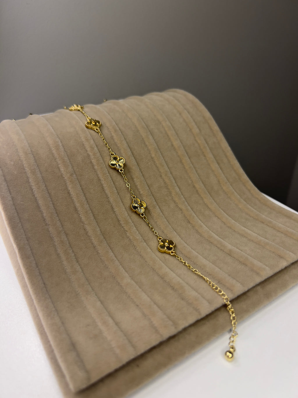 14K Görünümlü Gold Kaplama Çelik Bileklik - 13